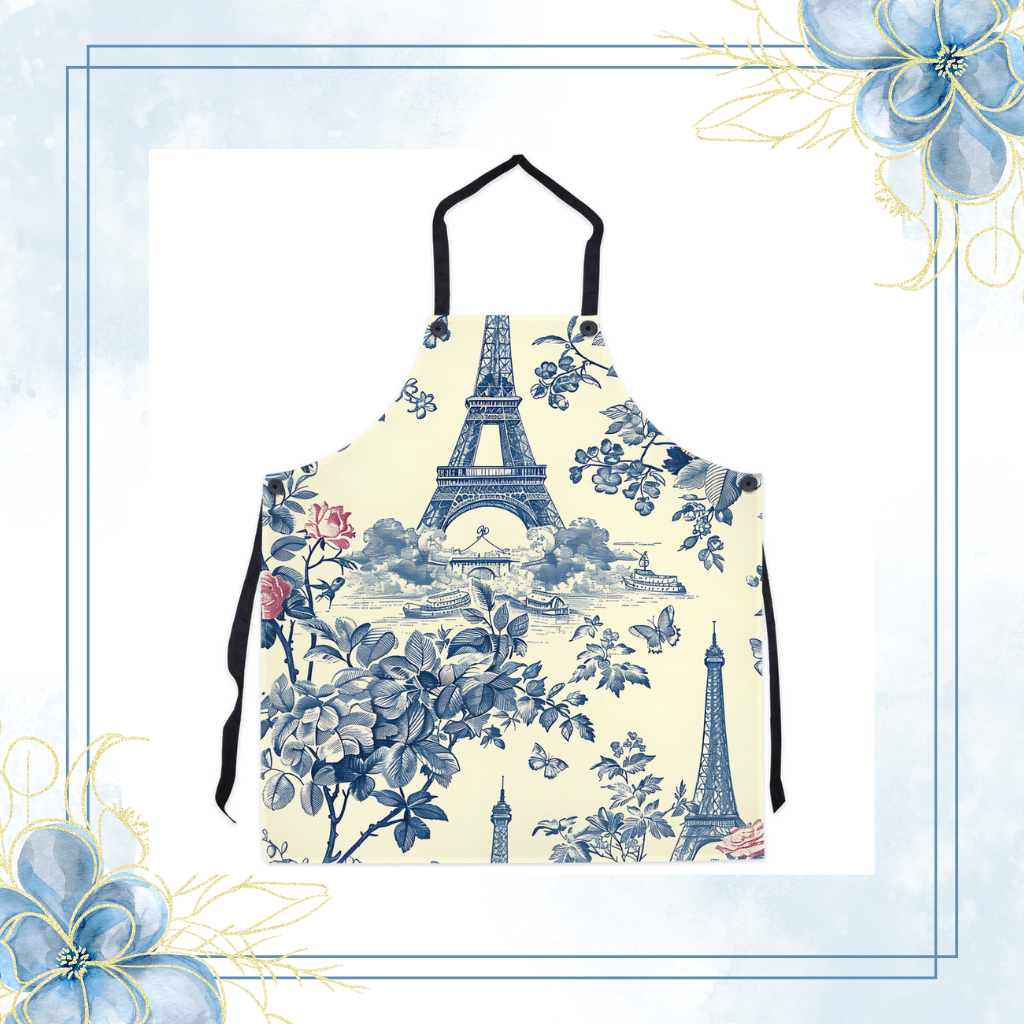Toile de Jouy Apron