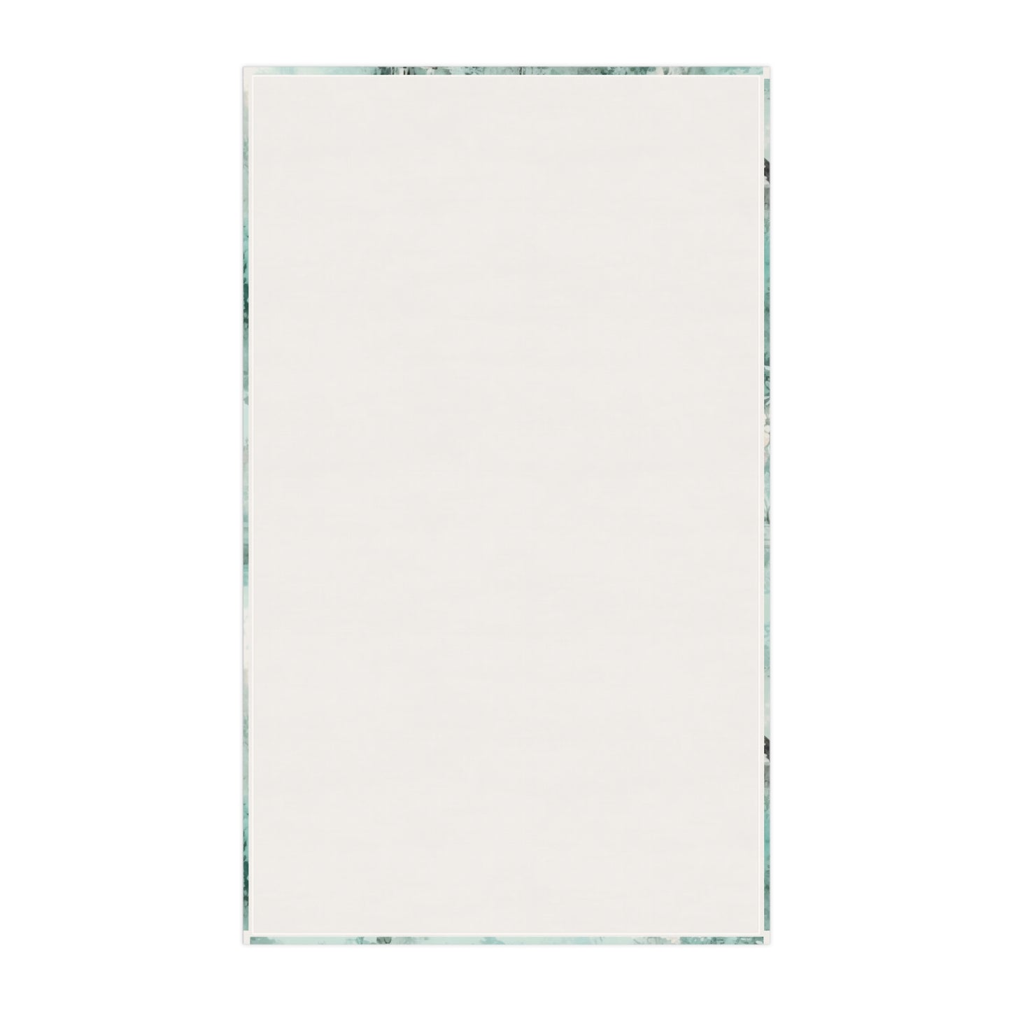 Mint French Country Toile (City) Tea Towel (cotton twill)