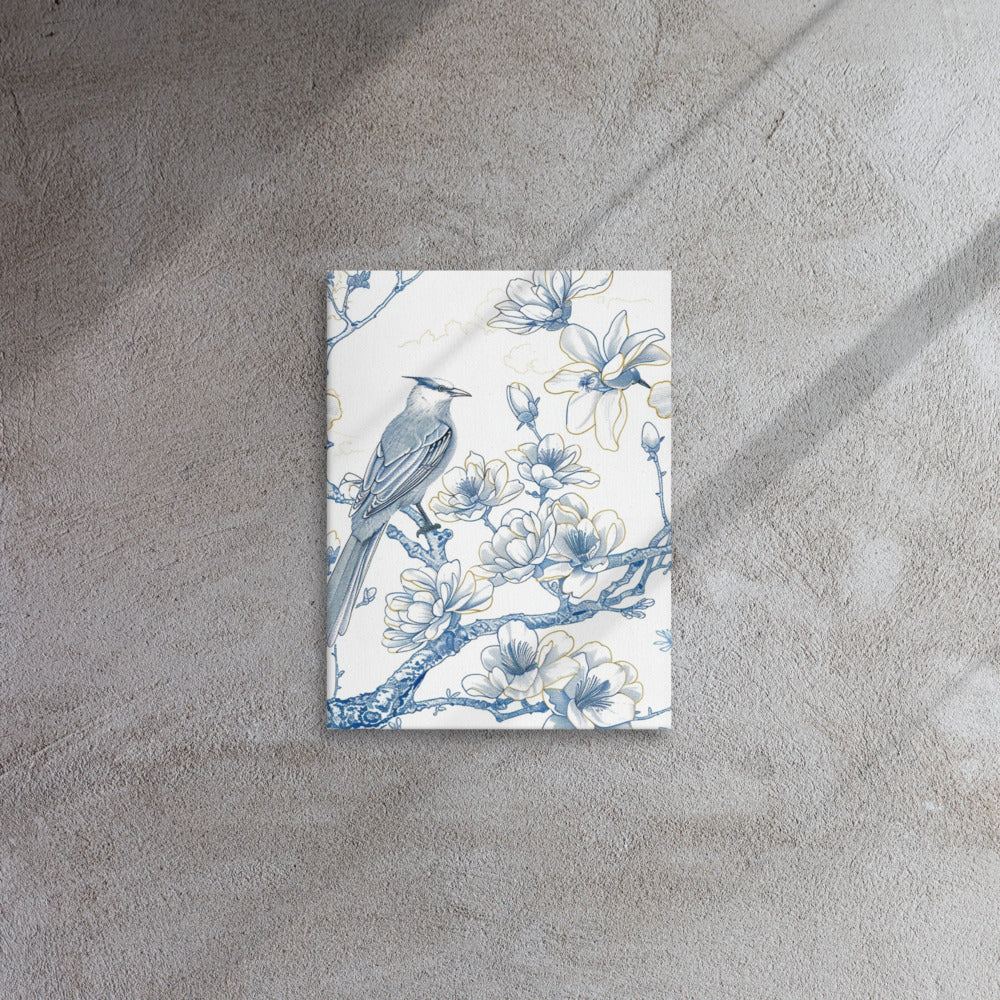 French Bird Chinoiserie 7 Thin canvas
