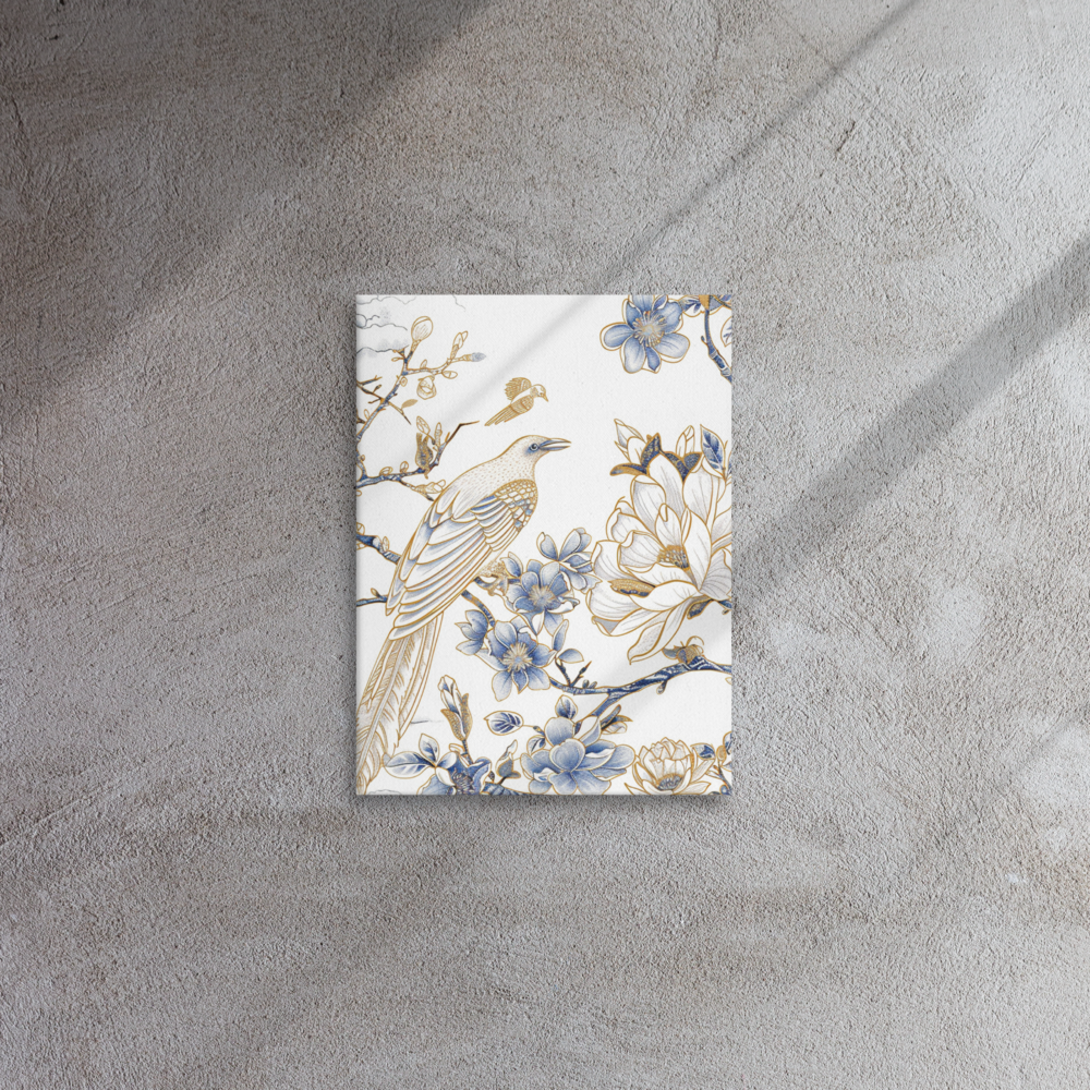 French Bird Chinoiserie 8 Thin canvas