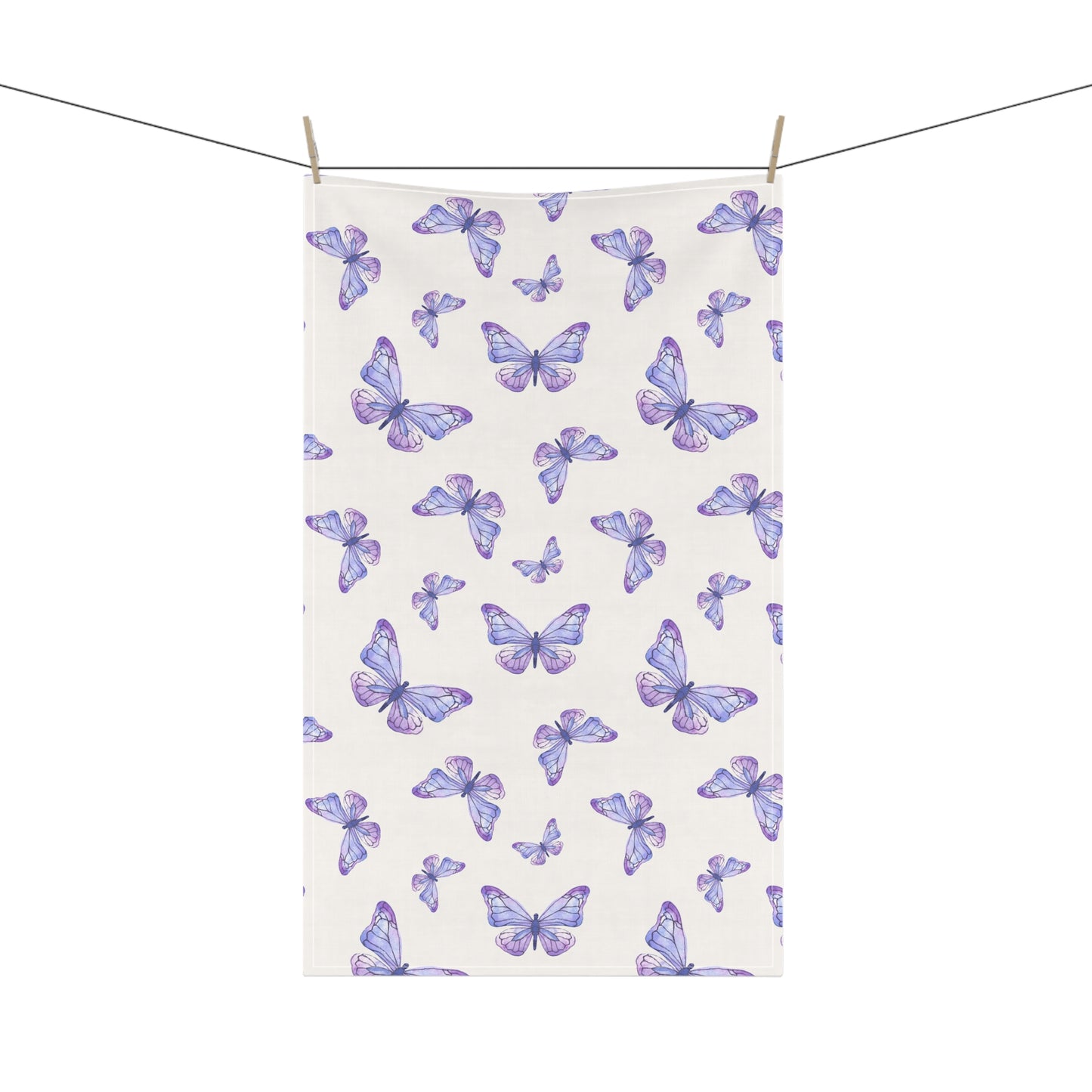 Lavender Fun 8 Tea Towel