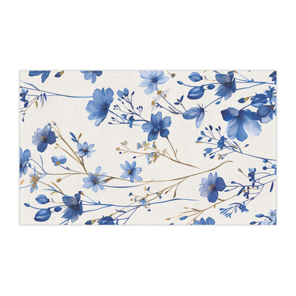 Blue Floral French Cottagecour 4 Tea Towel