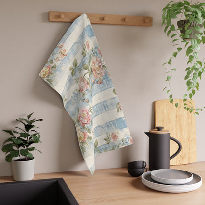 Vintage French Wall Paper 3 Tea Towel