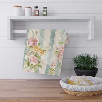 Vintage French Wall Paper 5 Tea Towel