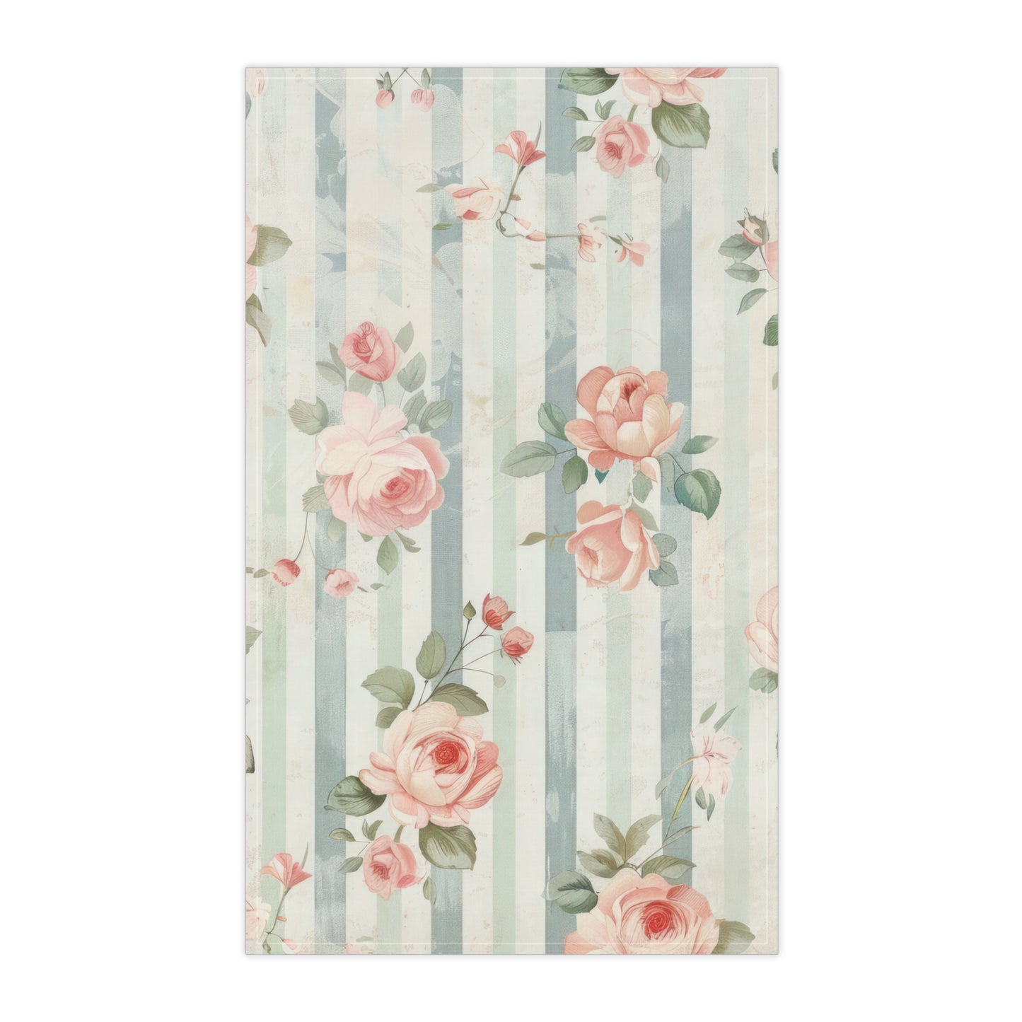 Vintage French Wall Paper 17 Tea Towel