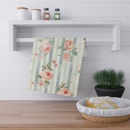Vintage French Wall Paper 17 Tea Towel