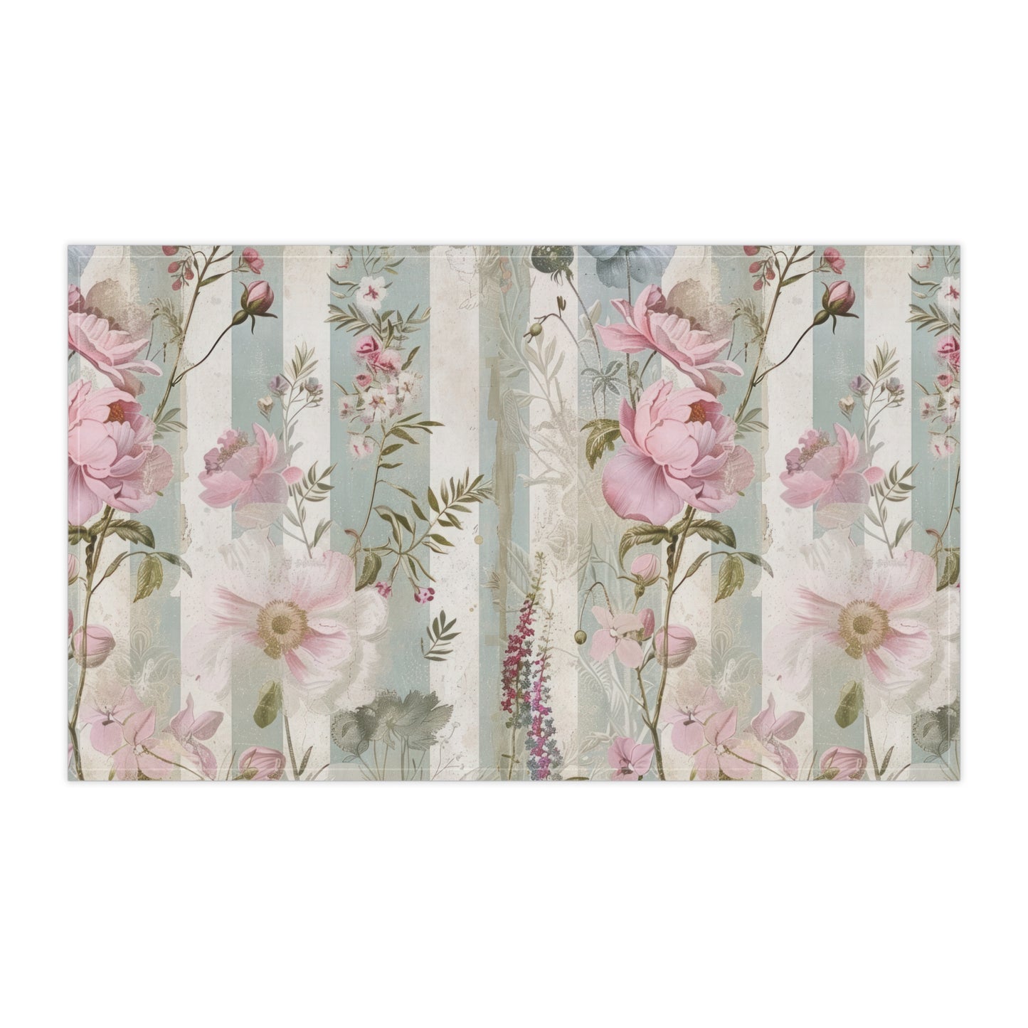 Vintage French Wall Paper 9 Tea Towel