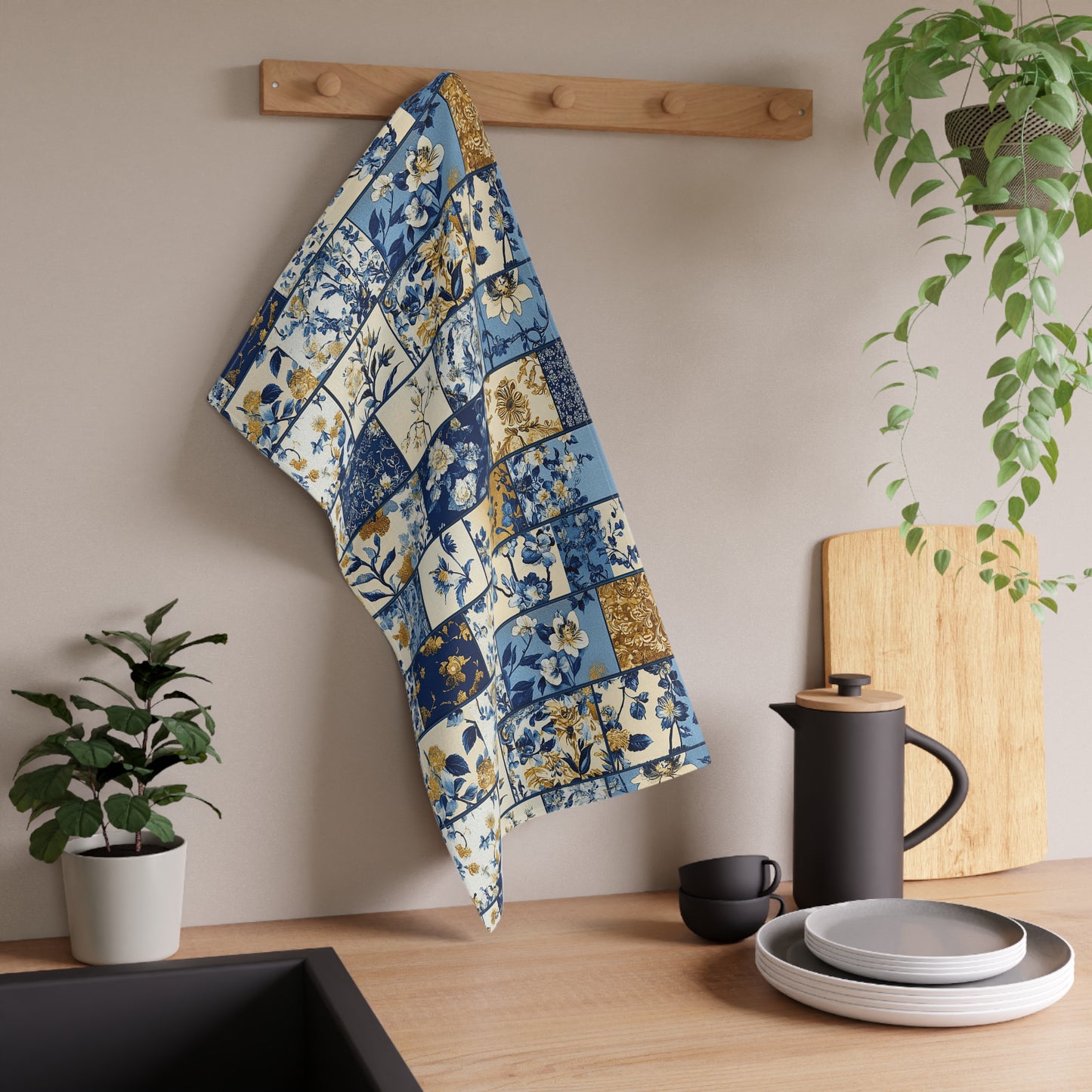 French Patchwork 11 Tea Towel