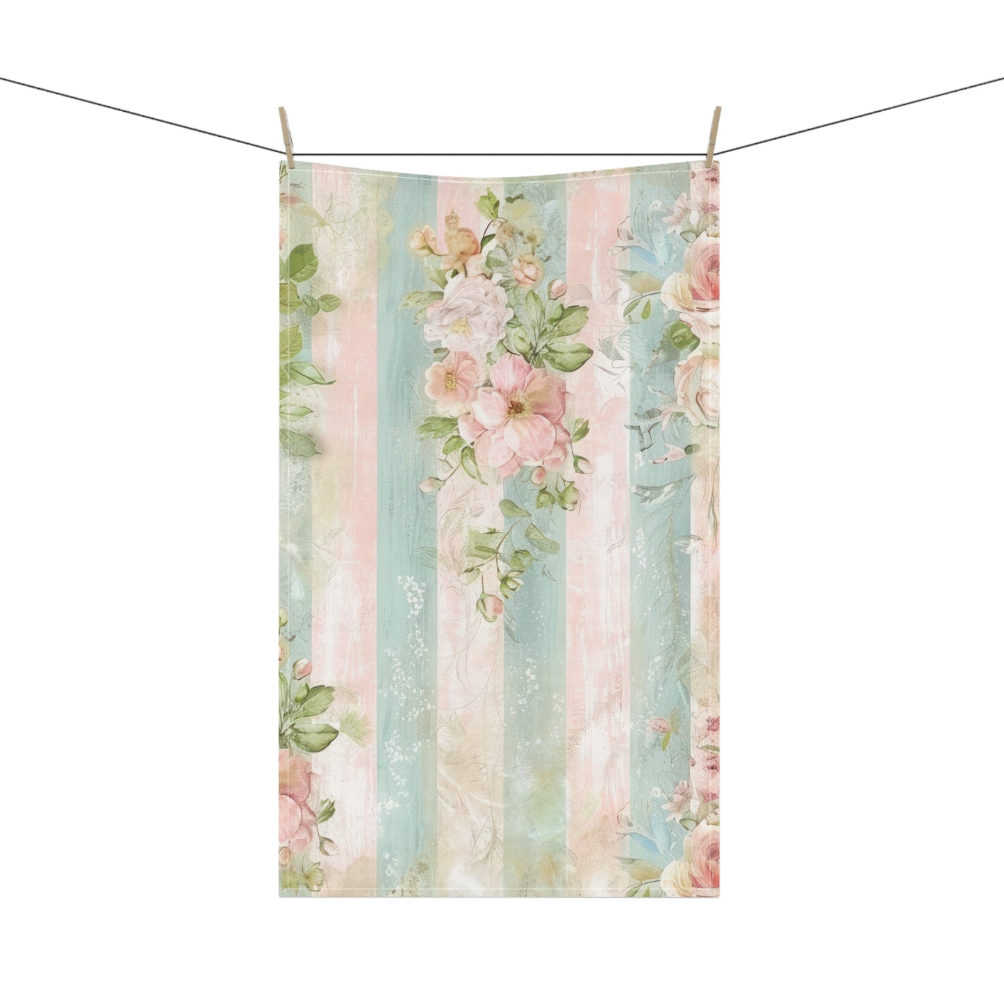Vintage French Wall Paper 16 Tea Towel