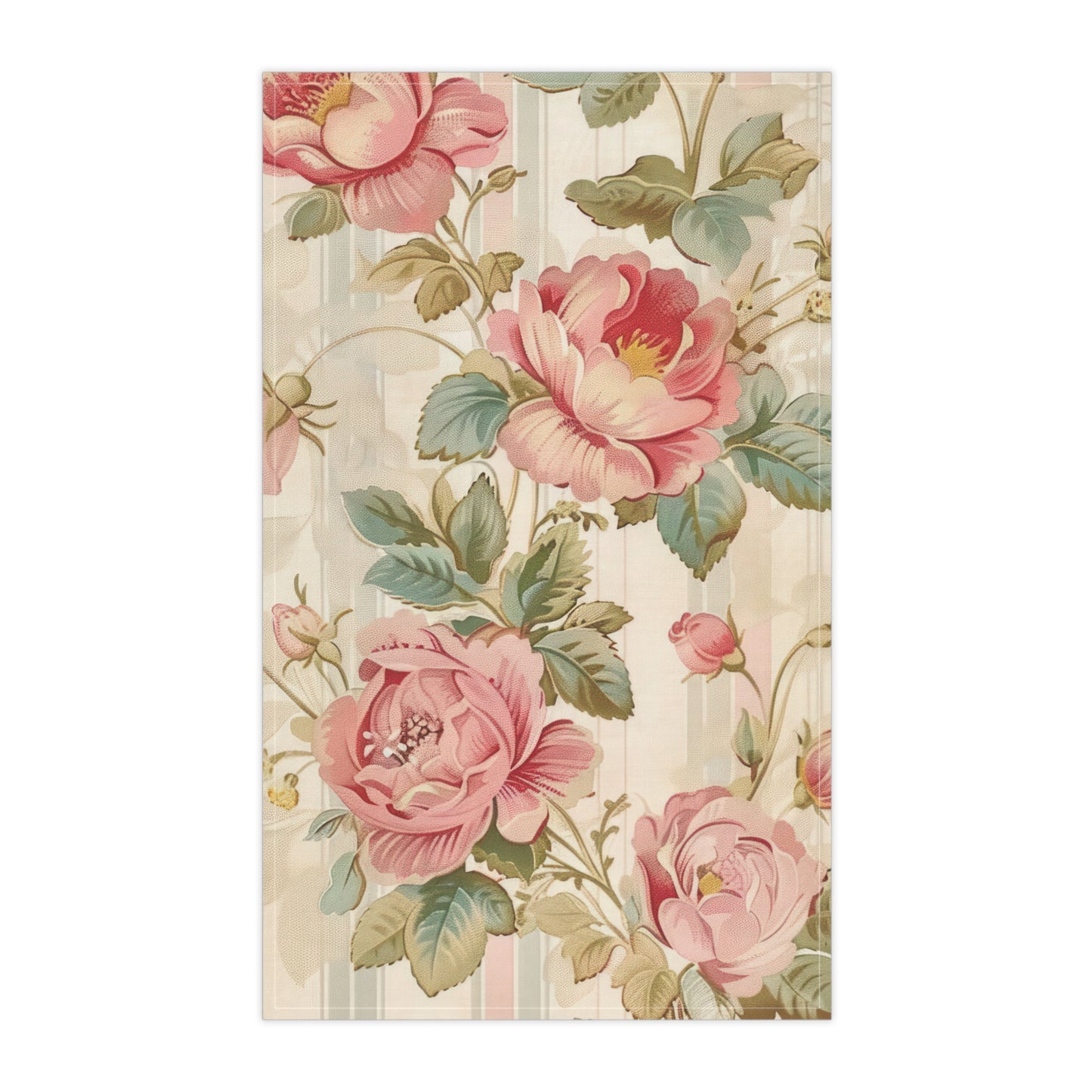 Vintage French Wall Paper 13 Tea Towel