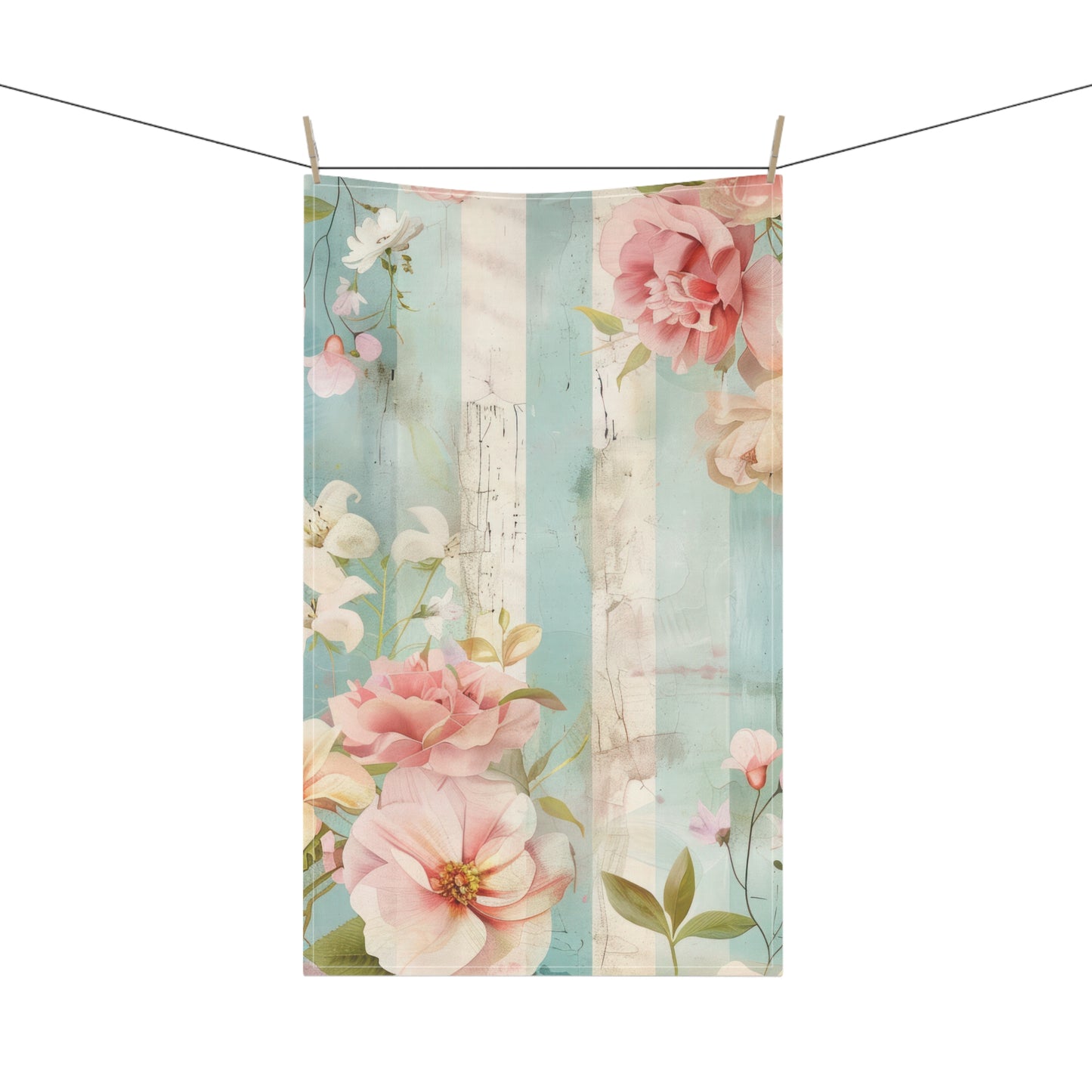Vintage French Wall Paper 14 Tea Towel