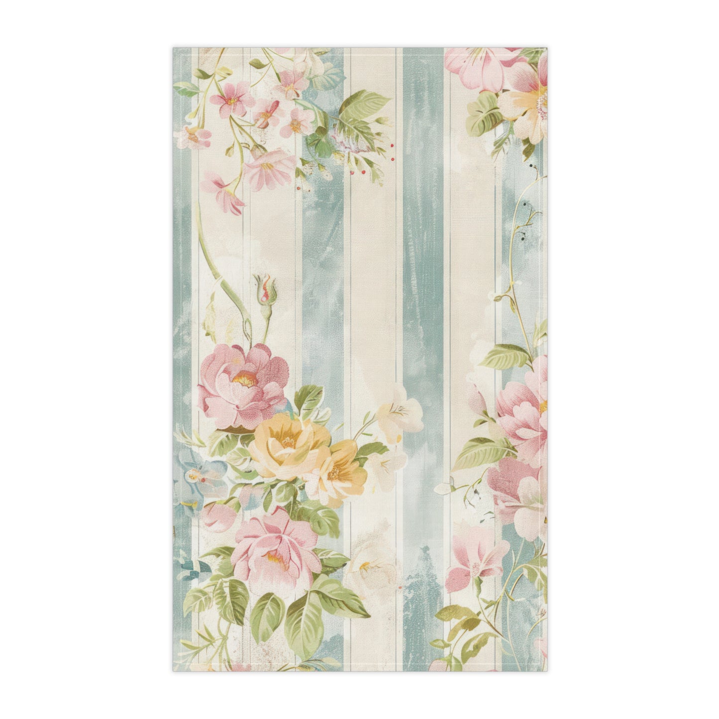 Vintage French Wall Paper 5 Tea Towel