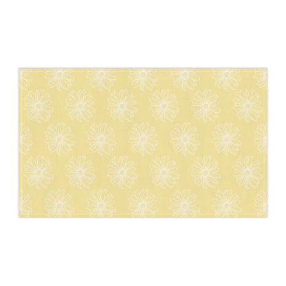 Light Yellow w/ Flowers Tea Towels