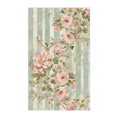 Vintage French Wall Paper 1 Tea Towel