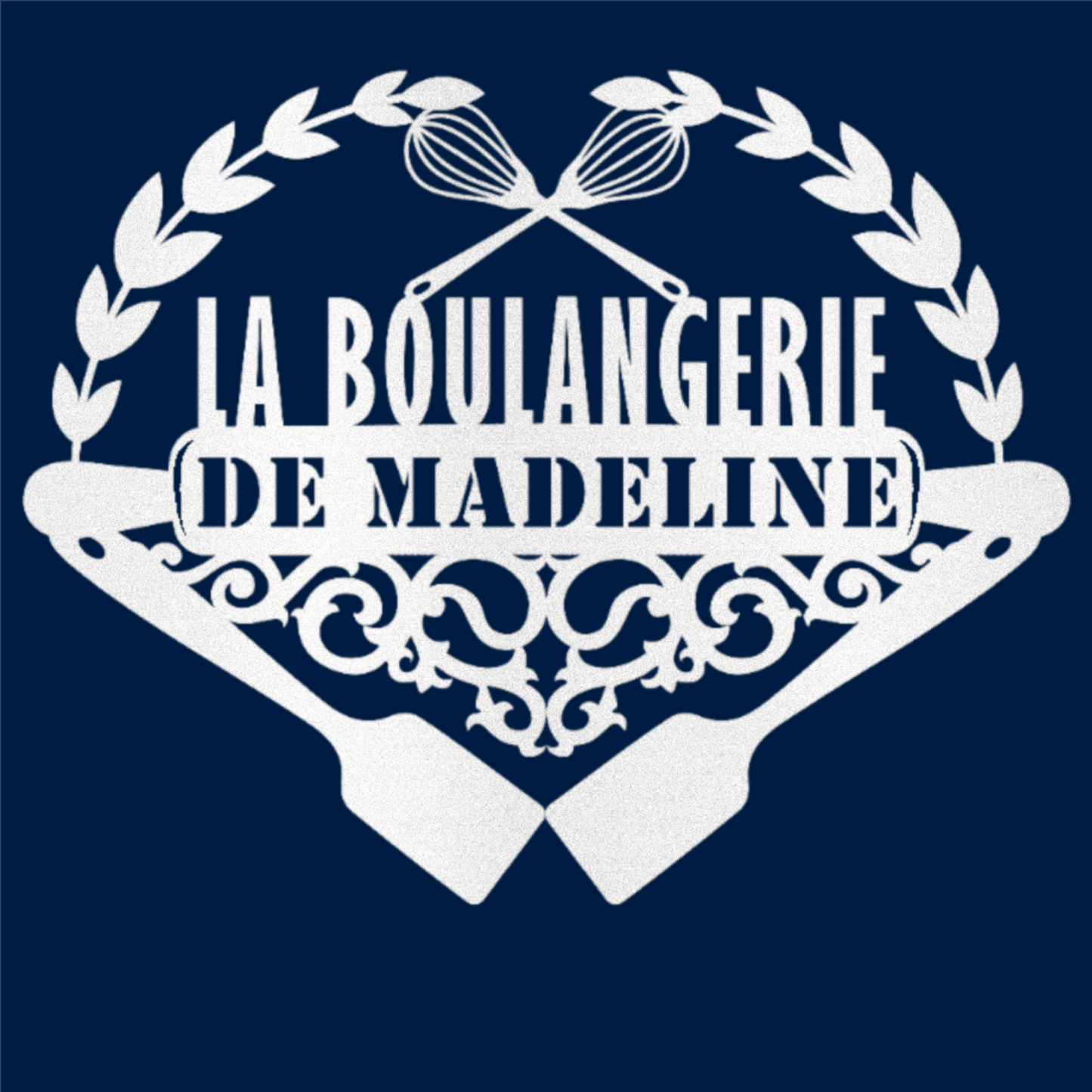 Personalized French Bakery Steel Wall Decor