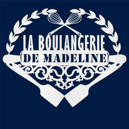 Personalized French Bakery Steel Wall Decor