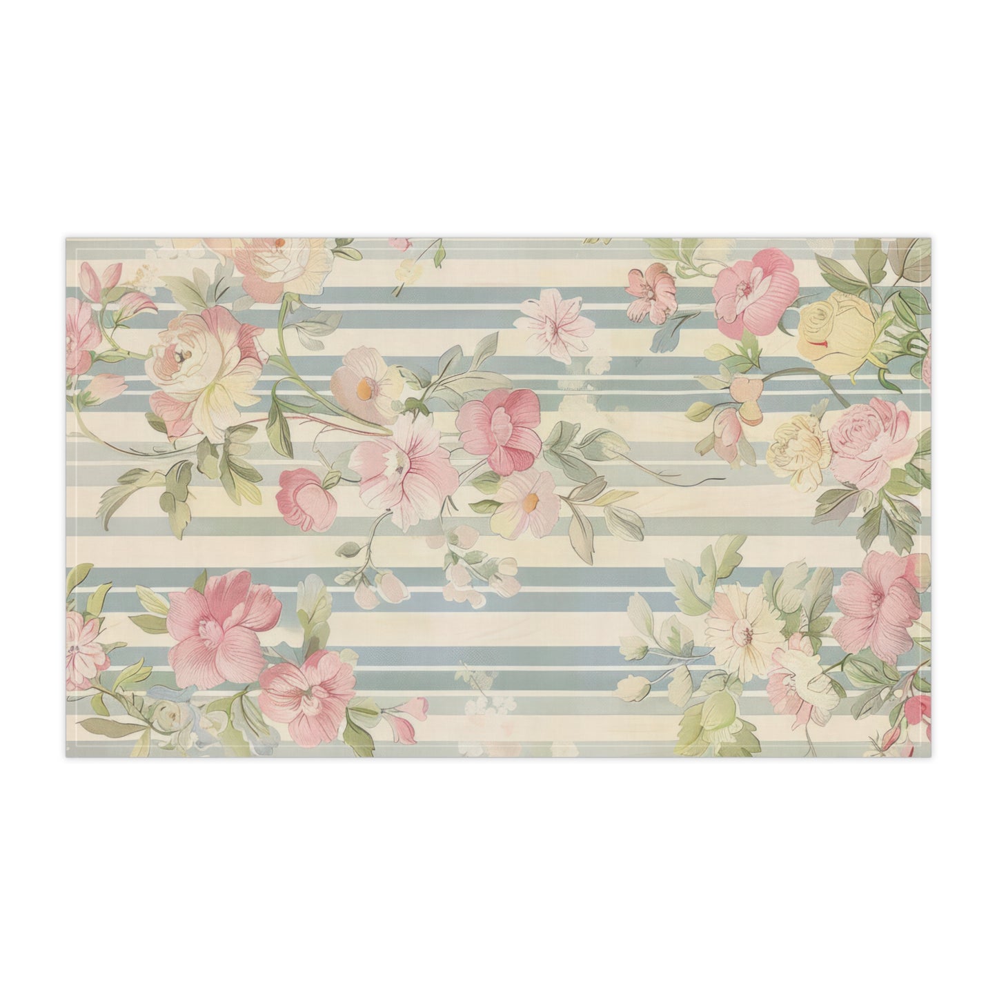 Vintage French Wall Paper 18 Tea Towel