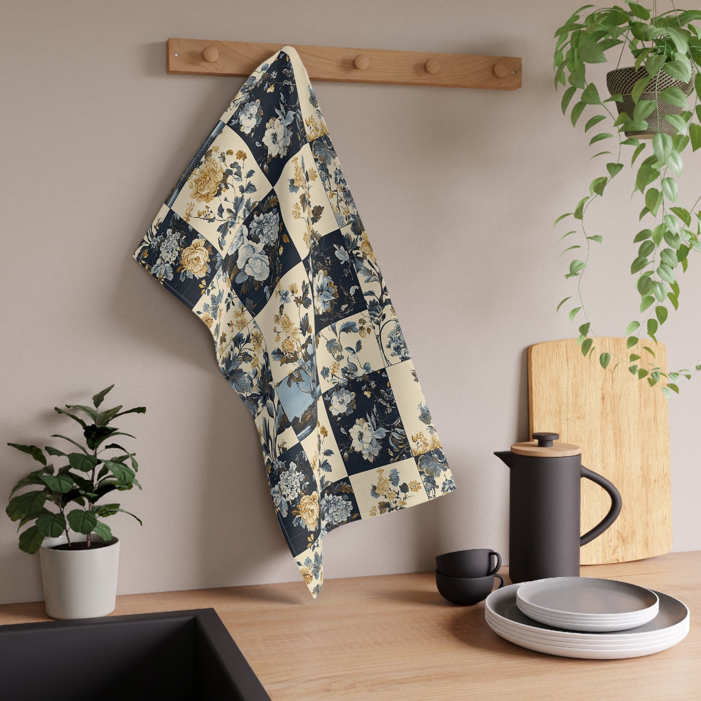 French Patchwork 18 Tea Towel
