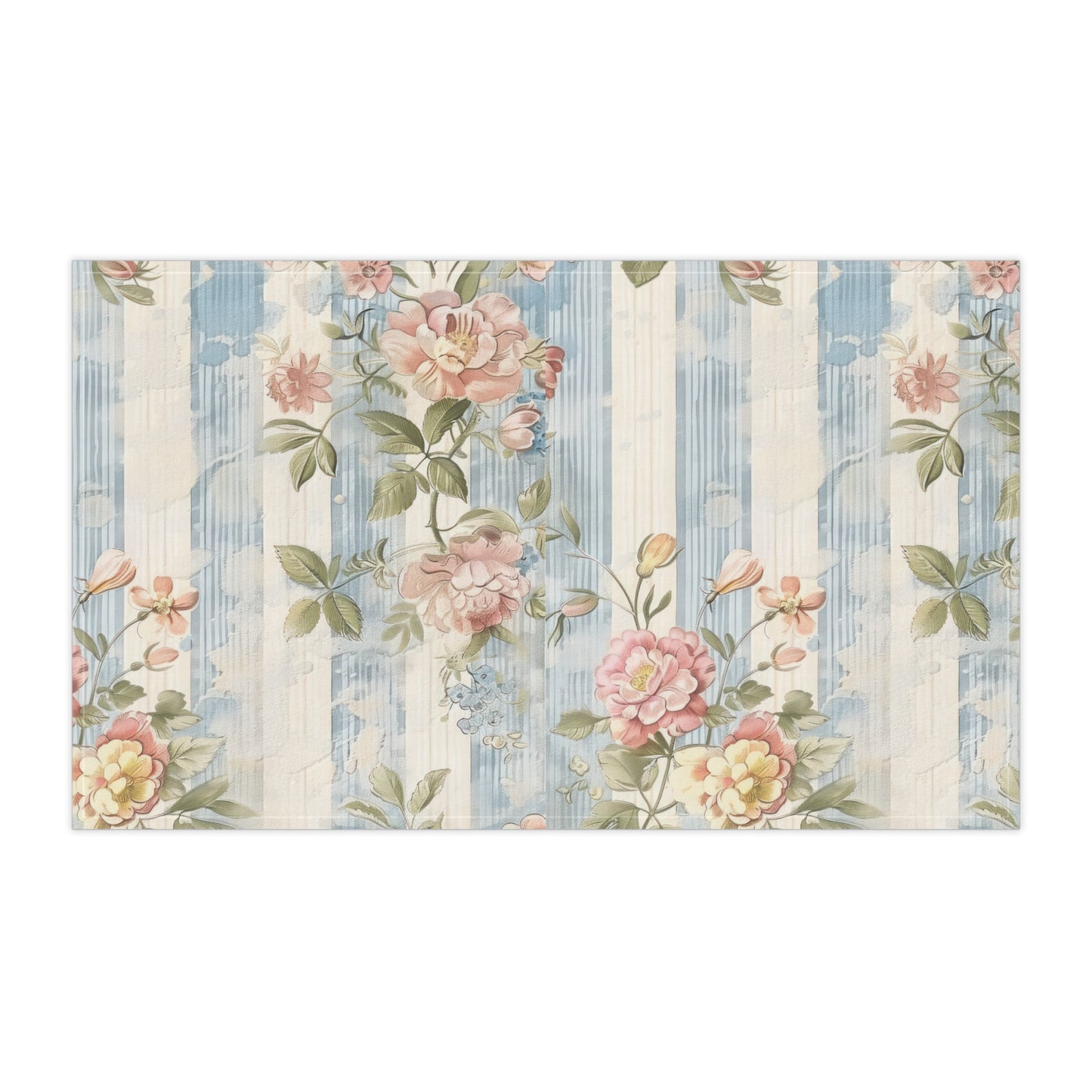 Vintage French Wall Paper 3 Tea Towel