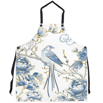 French Bird Chinoiserie Apron