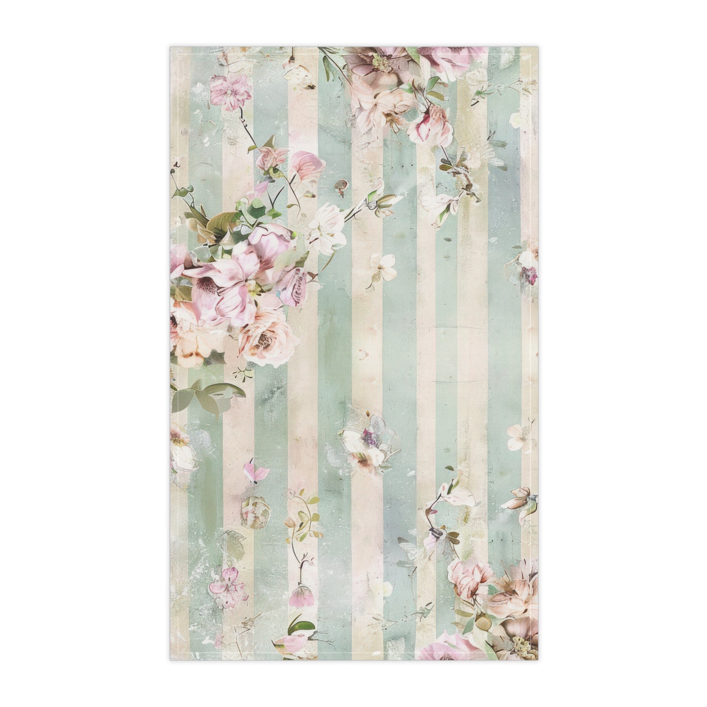 Vintage French Wall Paper 2 Tea Towel
