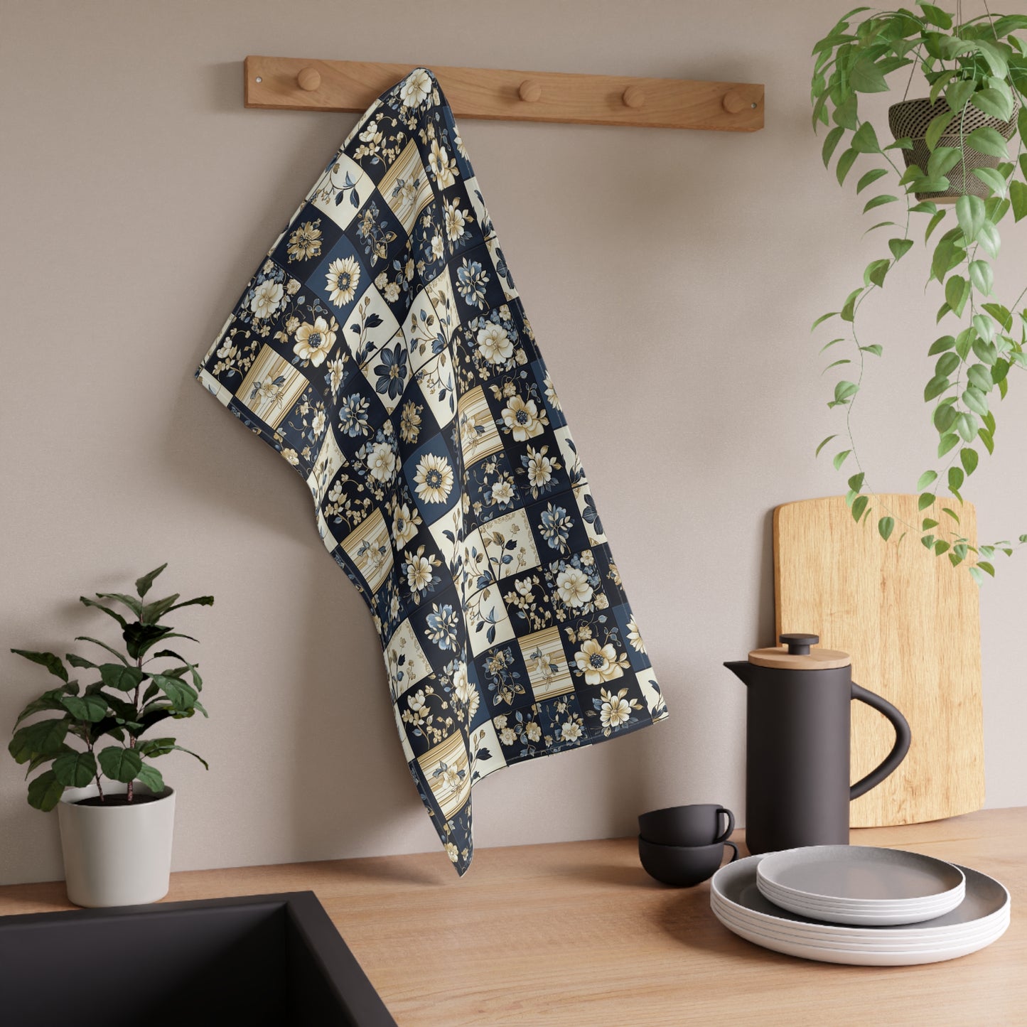 French Patchwork 3 Tea Towel