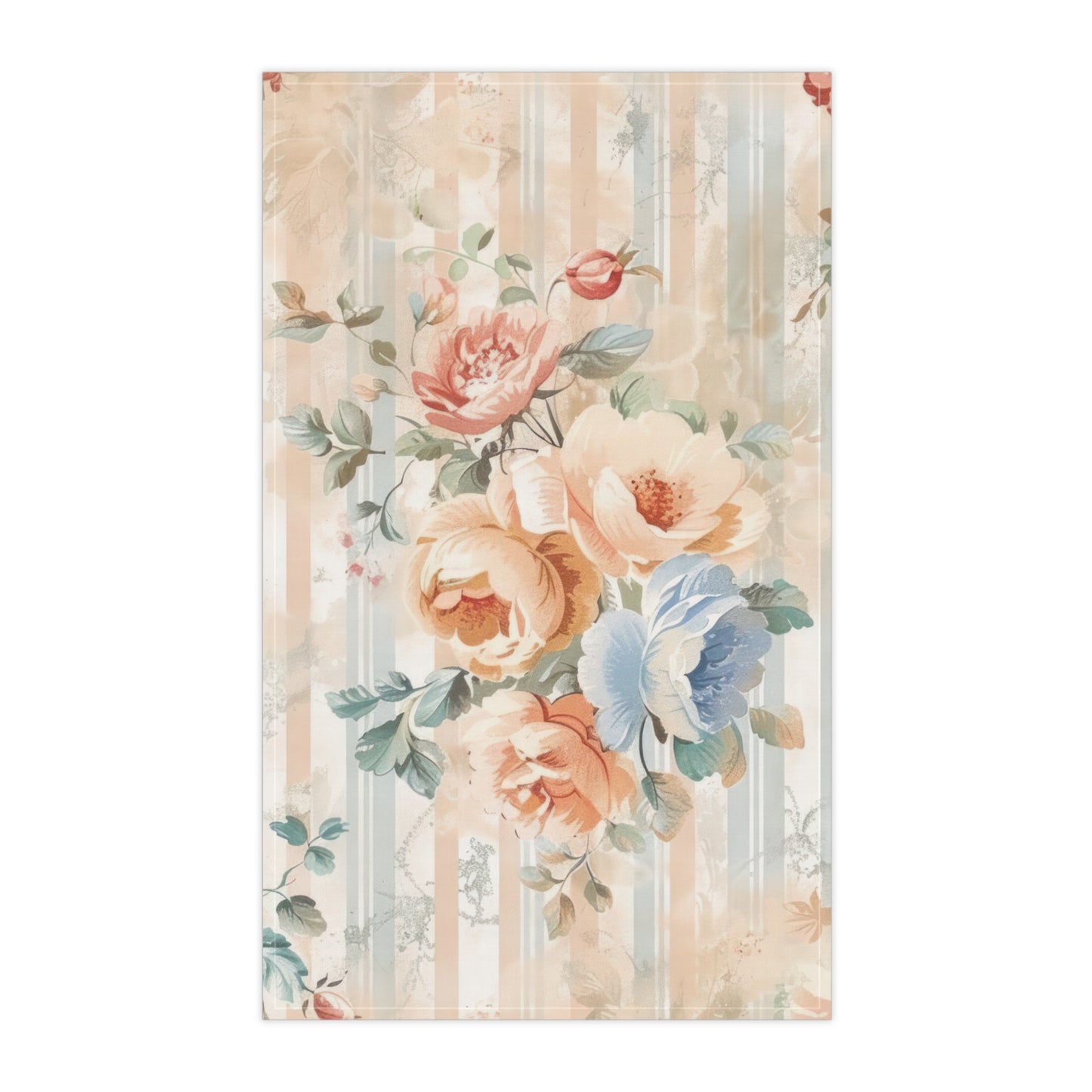 Vintage French Wall Paper 19 Tea Towel
