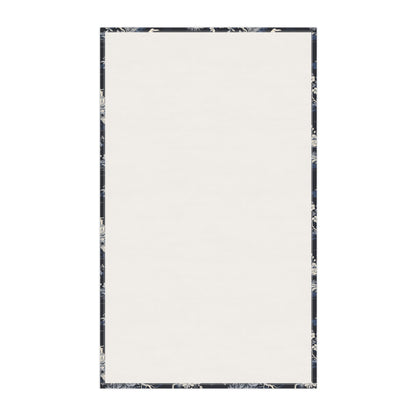 Dark Blue French Toile 2 Tea Towel