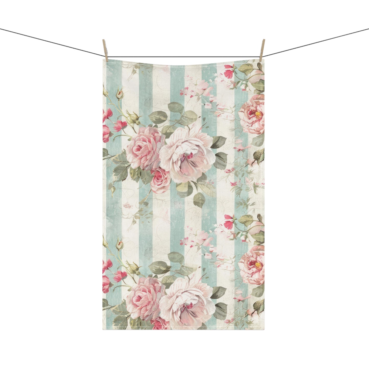 Vintage French Wall Paper 6 Tea Towel