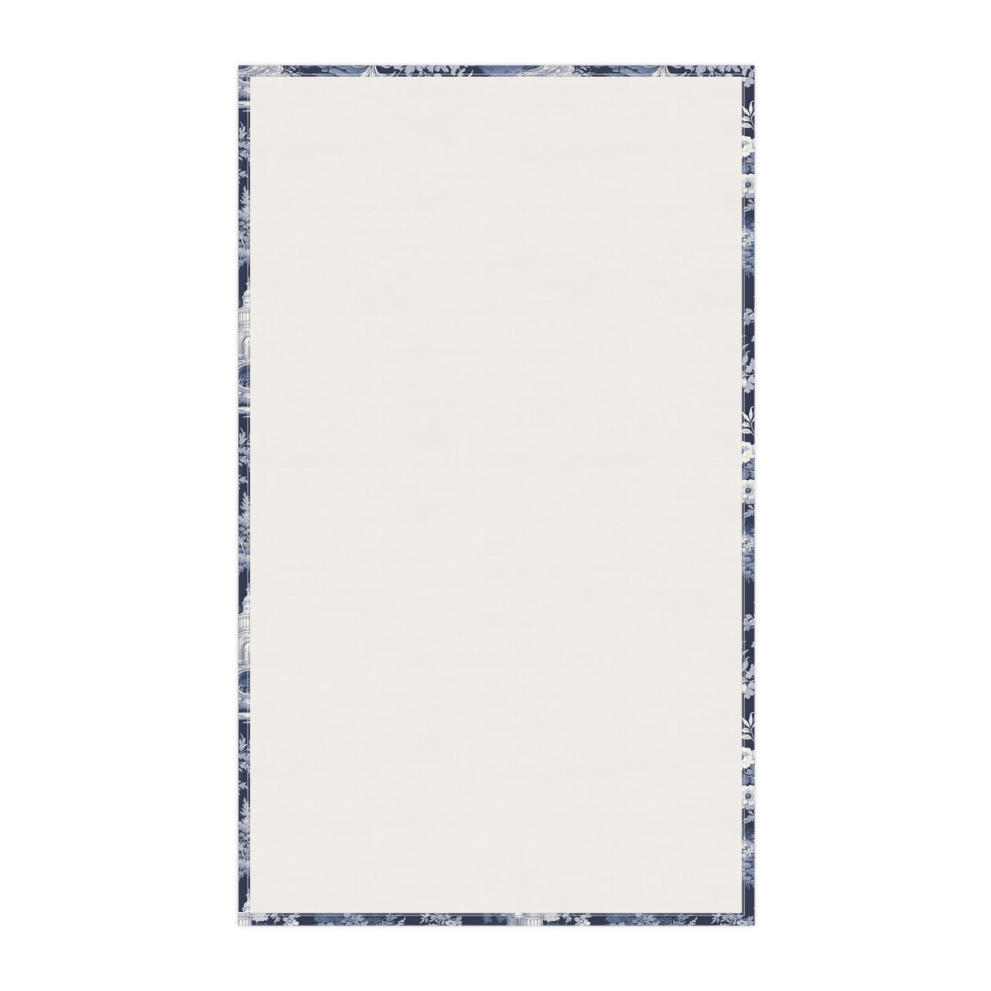 Dark Blue French Toile 7 Tea Towel