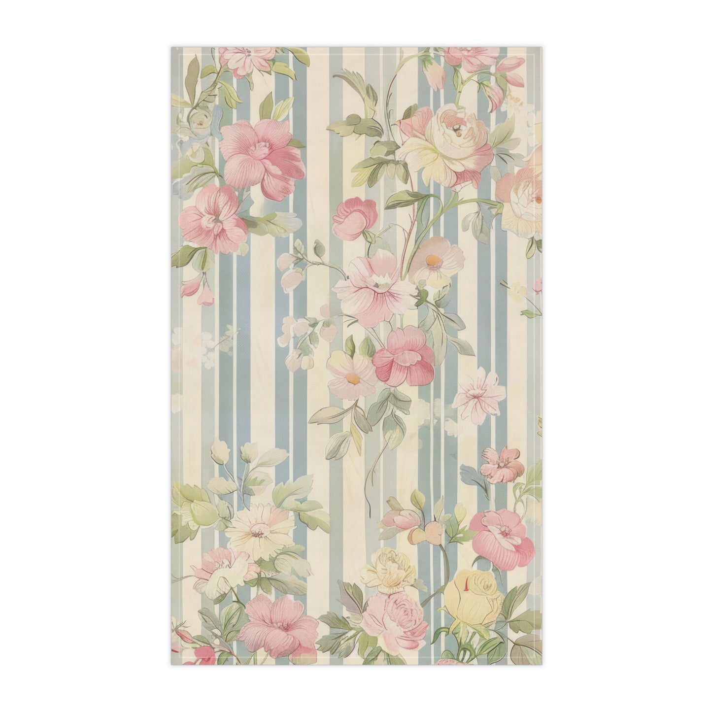 Vintage French Wall Paper 18 Tea Towel