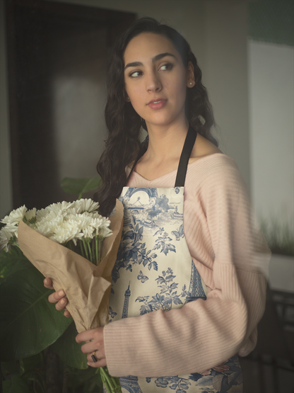 Toile de Jouy Apron