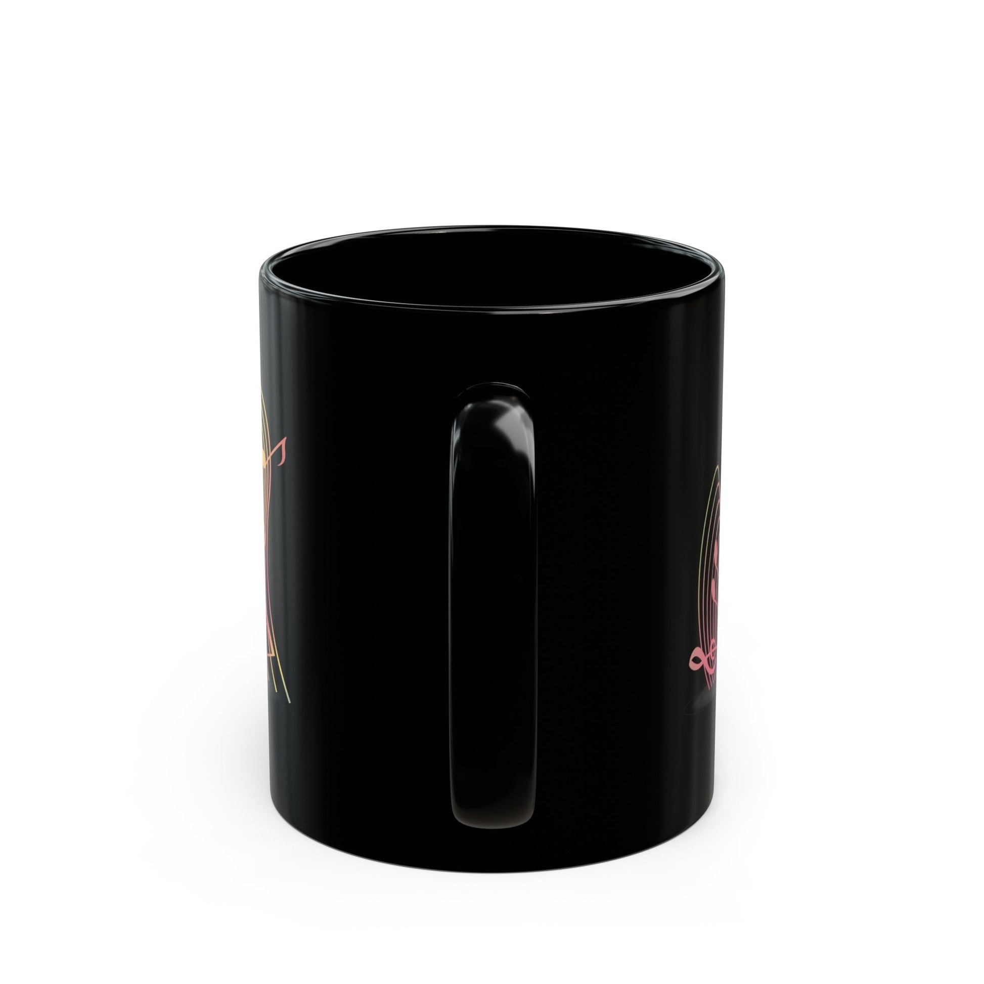 Music and Headphones | 11 oz Black Mug