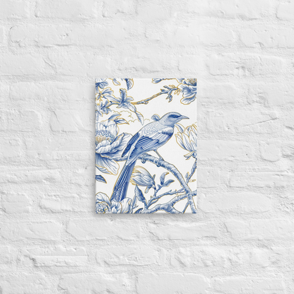 French Bird Chinoiserie 2 Thin canvas