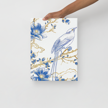 French Bird Chinoiserie 3 Thin canvas
