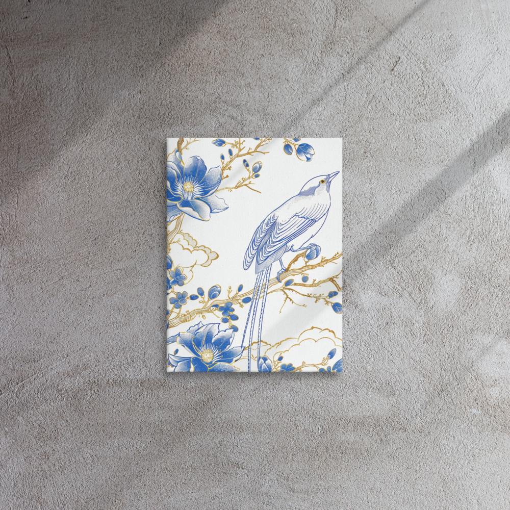 French Bird Chinoiserie 3 Thin canvas