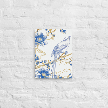 French Bird Chinoiserie 3 Thin canvas