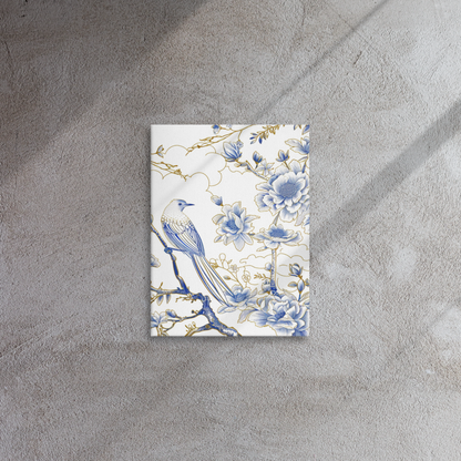 French Bird Chinoiserie 4 Thin canvas