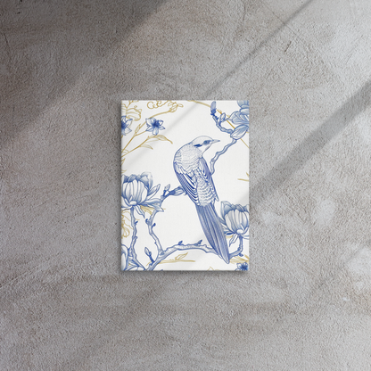 French Bird Chinoiserie 6 Thin canvas