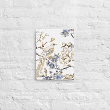 French Bird Chinoiserie 8 Thin canvas